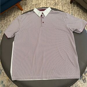 G Mac by Kartel Golf Polo Men’s XL Maroon and Gray.